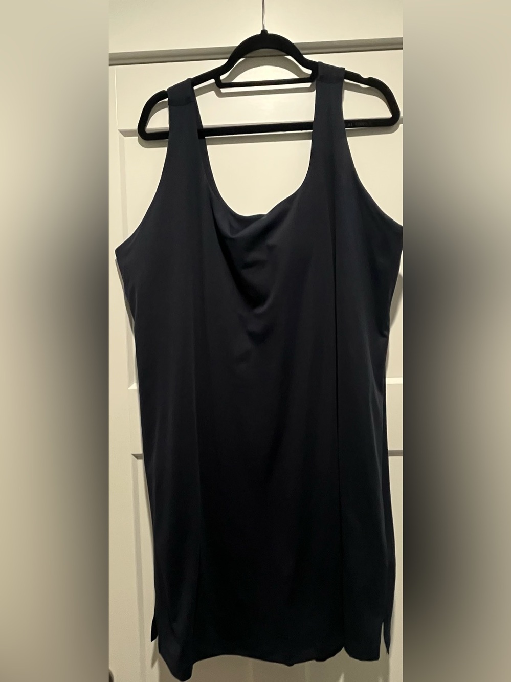 NWT Old Navy PowerSoft Square Neck Poly/Spandex Navy Athletic Dress Size  3X